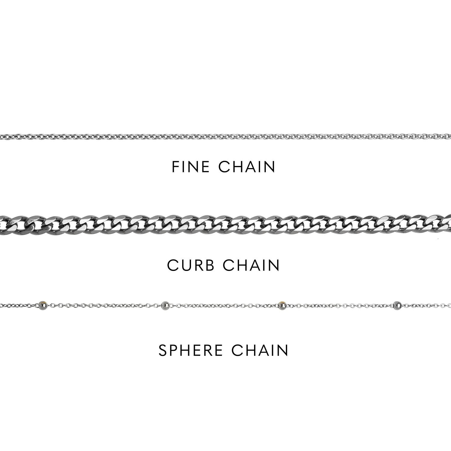 Birthstone Name Necklace (Silver) - Image 5