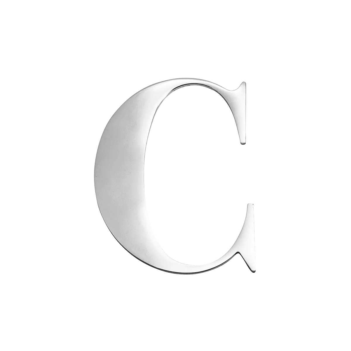 Silver Small Metal Letter - Image 3