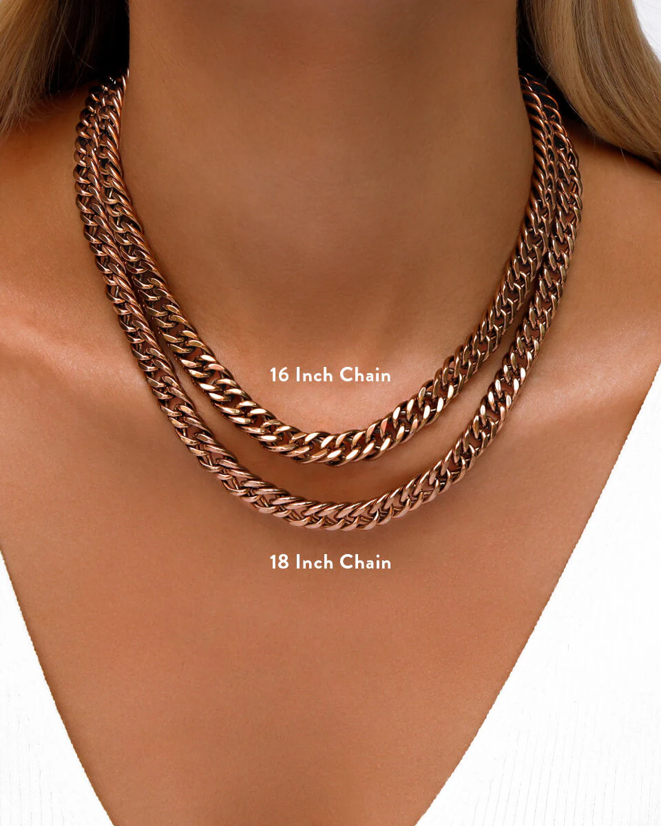 Curb Chain Necklace (Rose Gold) - Image 3