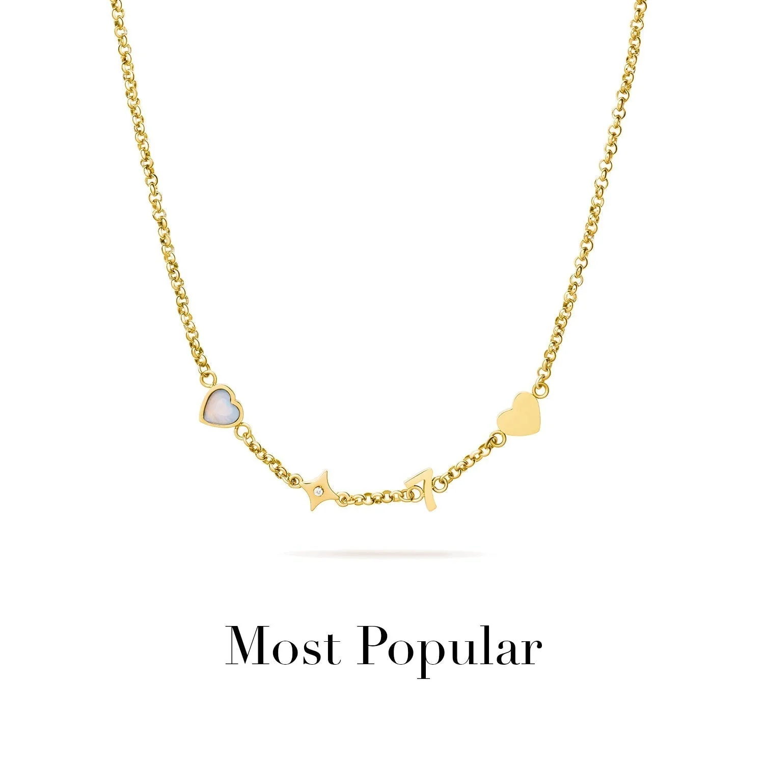 Made Mine Charm Necklace (Gold) - Image 15