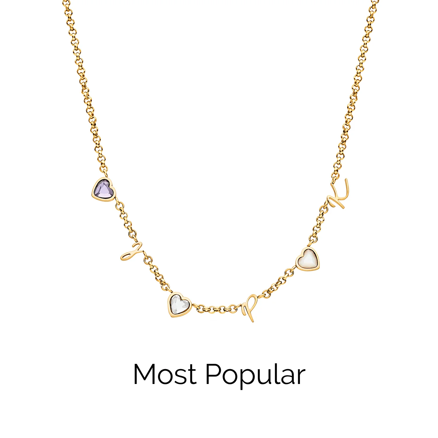 Made Mine Charm Necklace (Gold) - Image 17