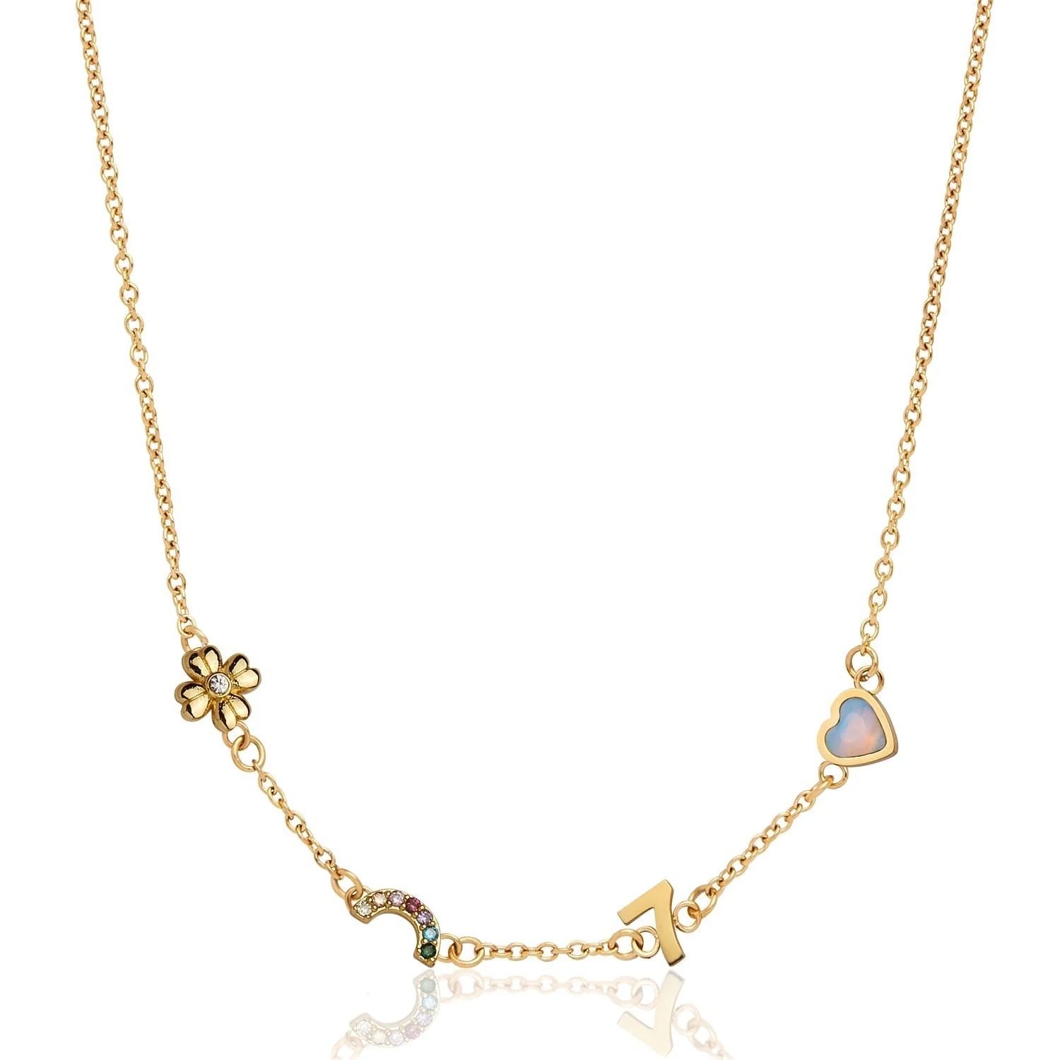 Made Mine Charm Necklace (Gold) - Image 9