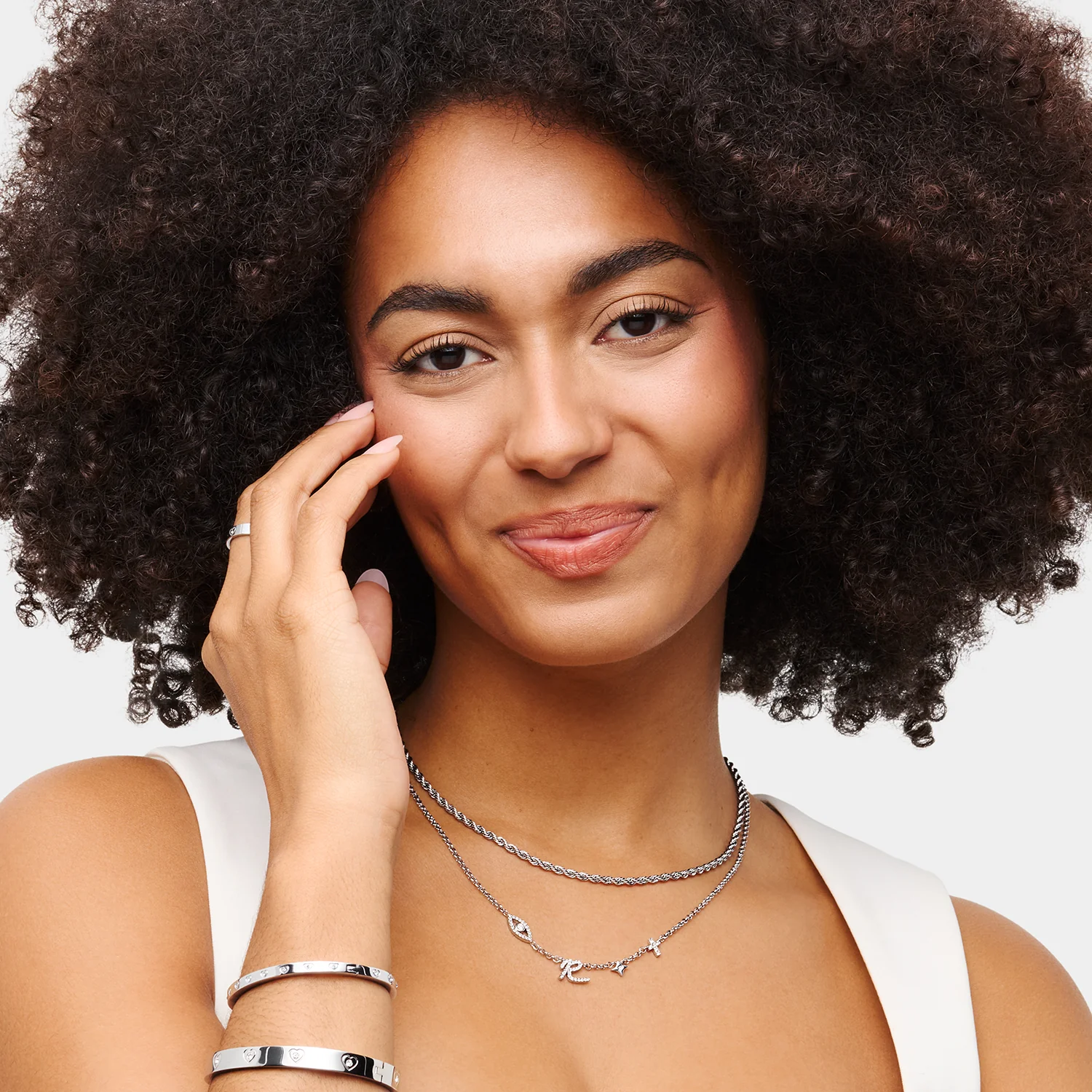 Made Mine Charm Necklace (Silver) - Image 3