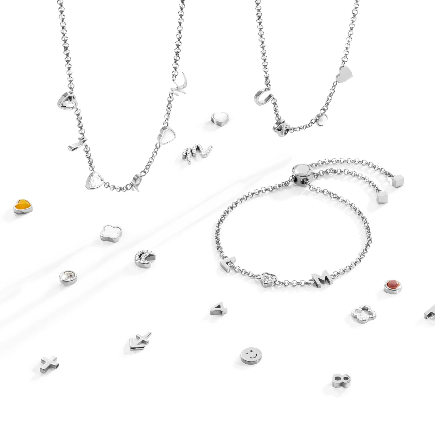 Made Mine Charm Necklace (Silver) - Image 4