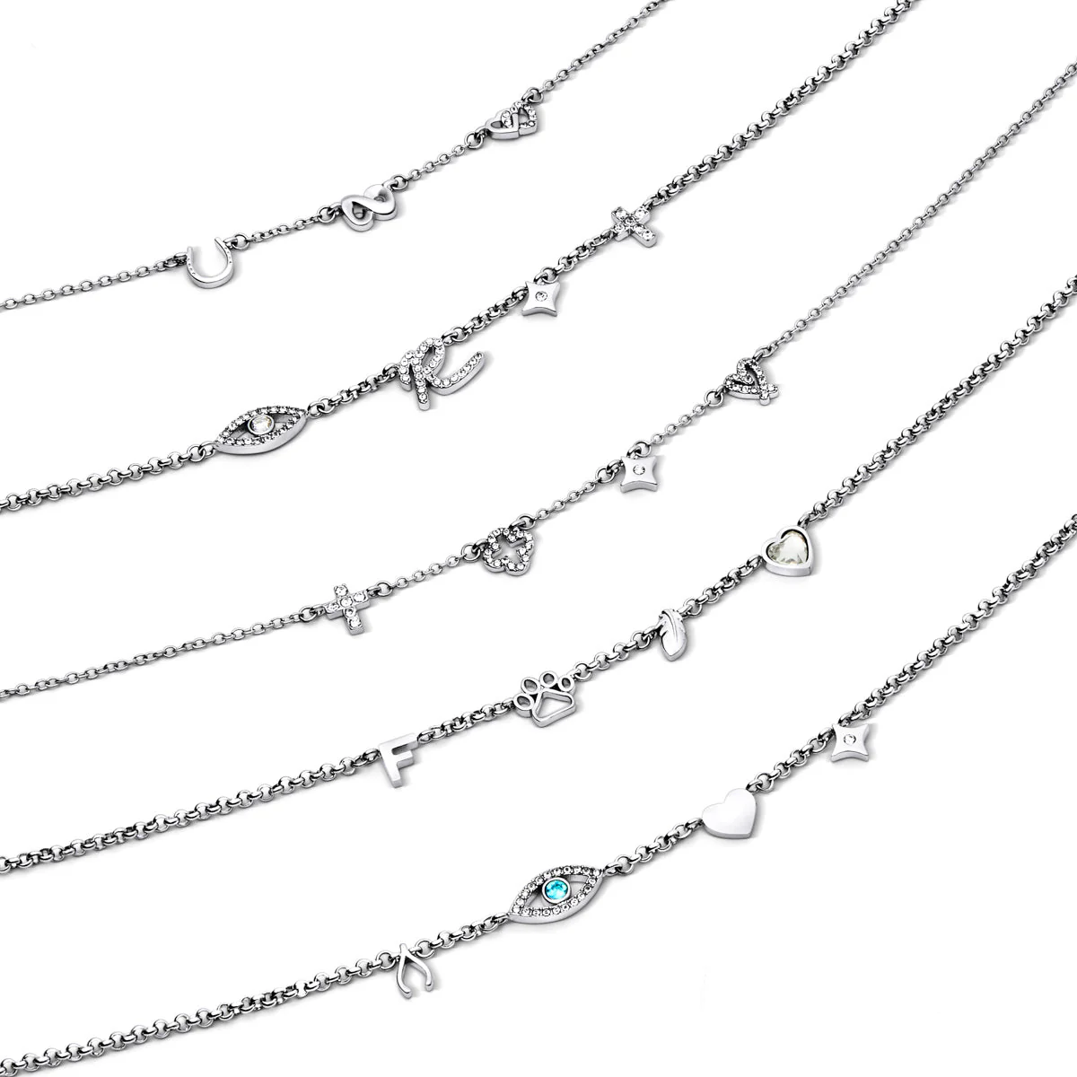 Made Mine Charm Necklace (Silver) - Image 5