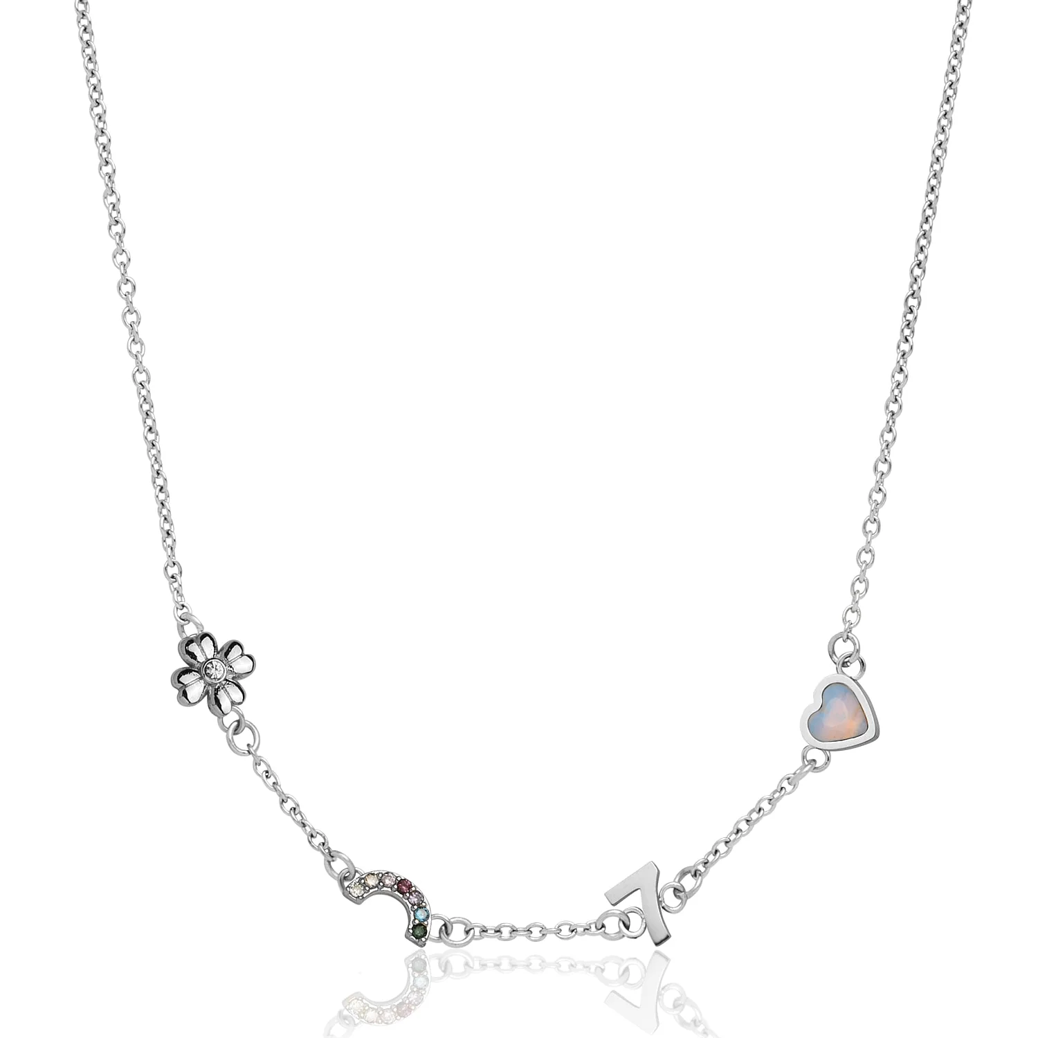 Made Mine Charm Necklace (Silver) - Image 9