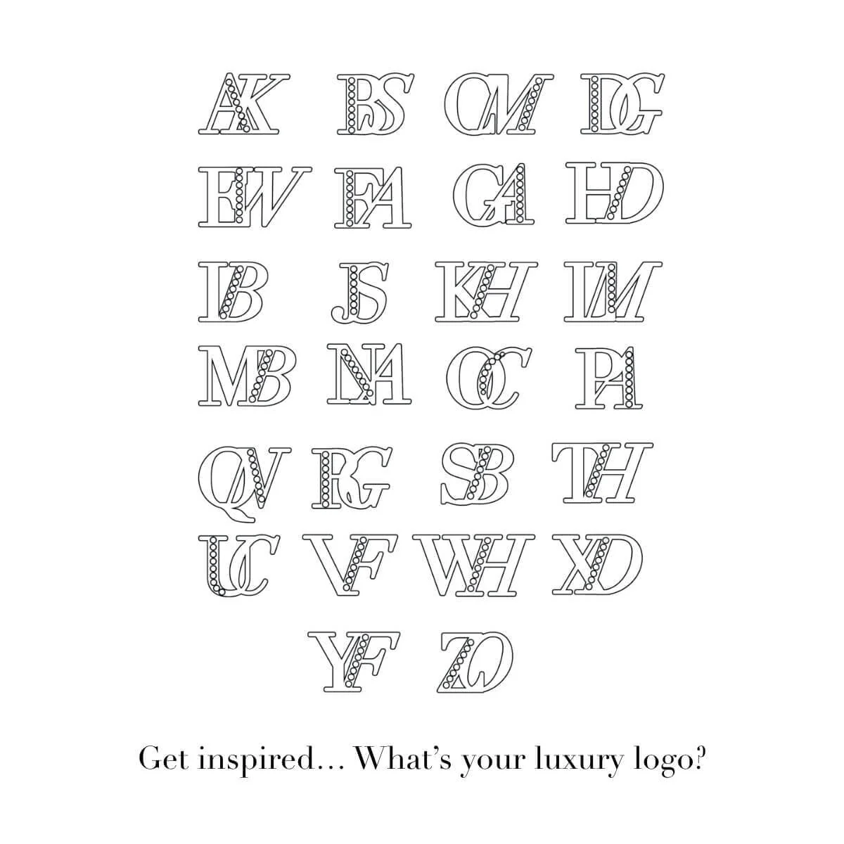 Double Initial Crystal Bracelet (Silver) - Image 7