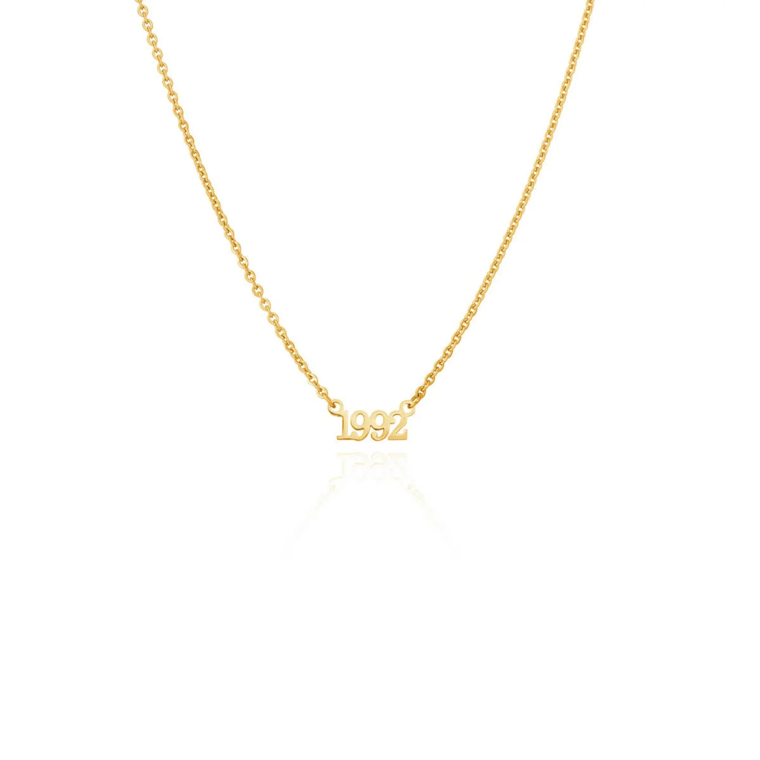 Editorial Date Necklace (Gold) - Image 10