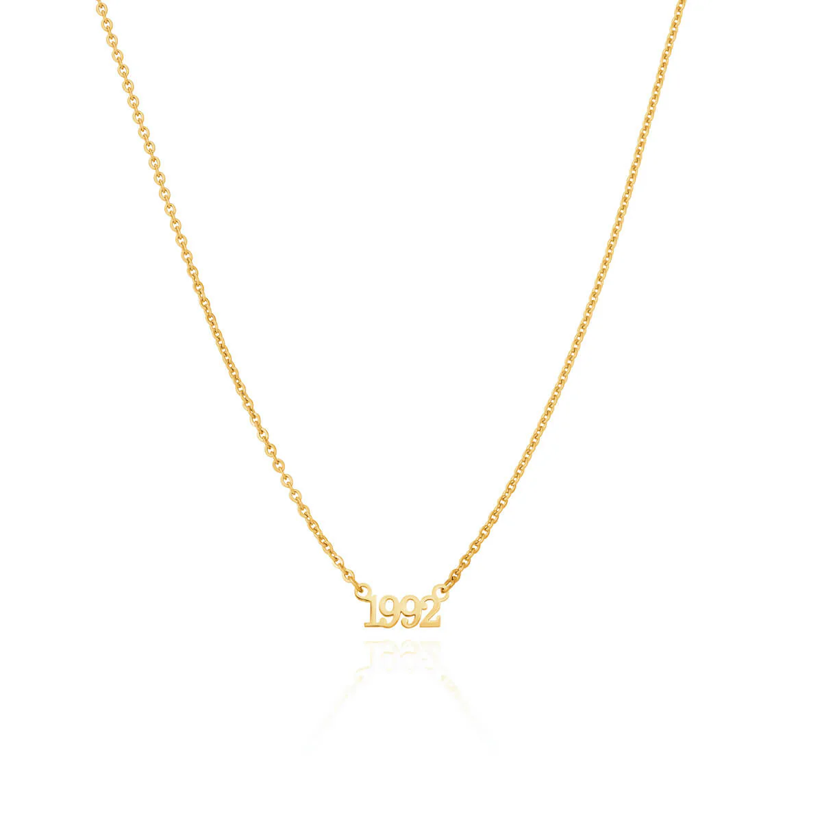 Editorial Date Necklace (Gold) - Image 7