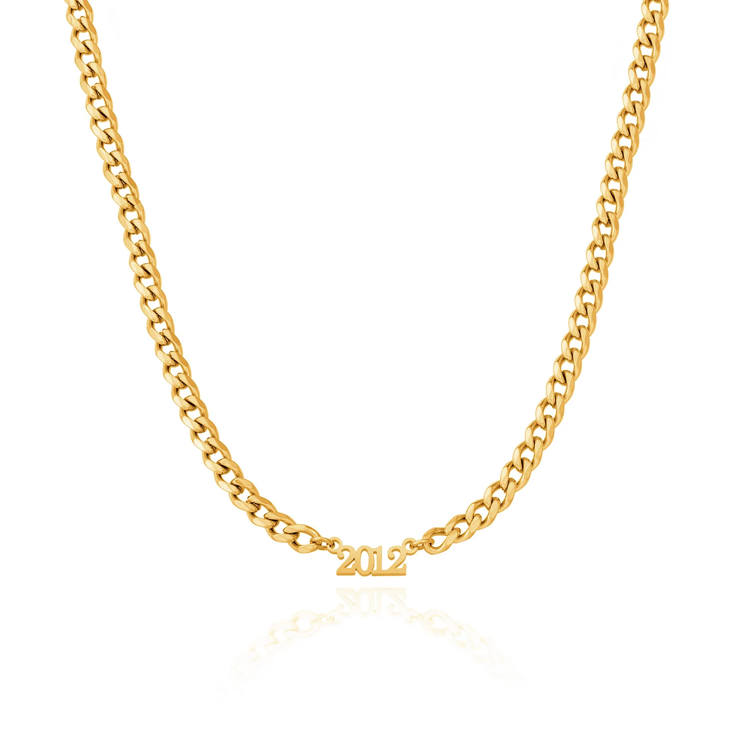 Editorial Date Necklace (Gold) - Image 9