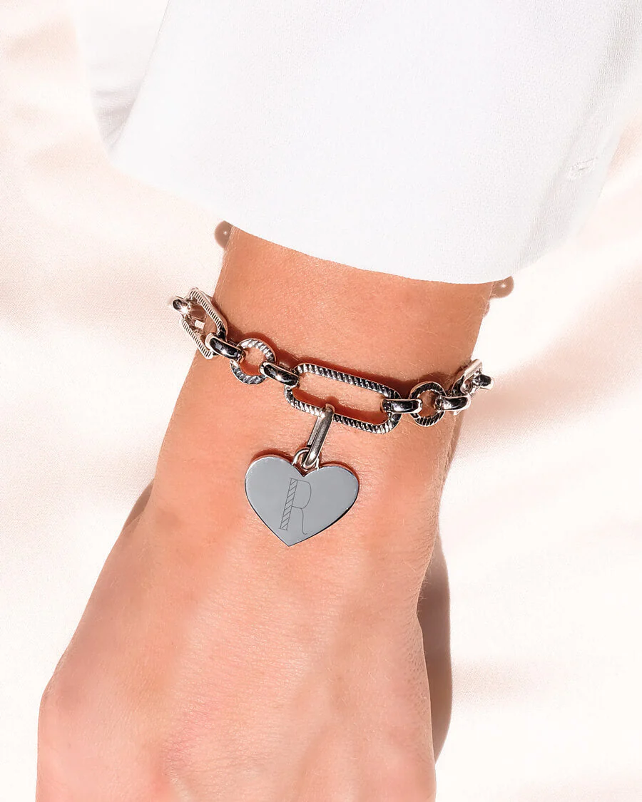 Figaro Chain Bracelet (Silver) - Image 4