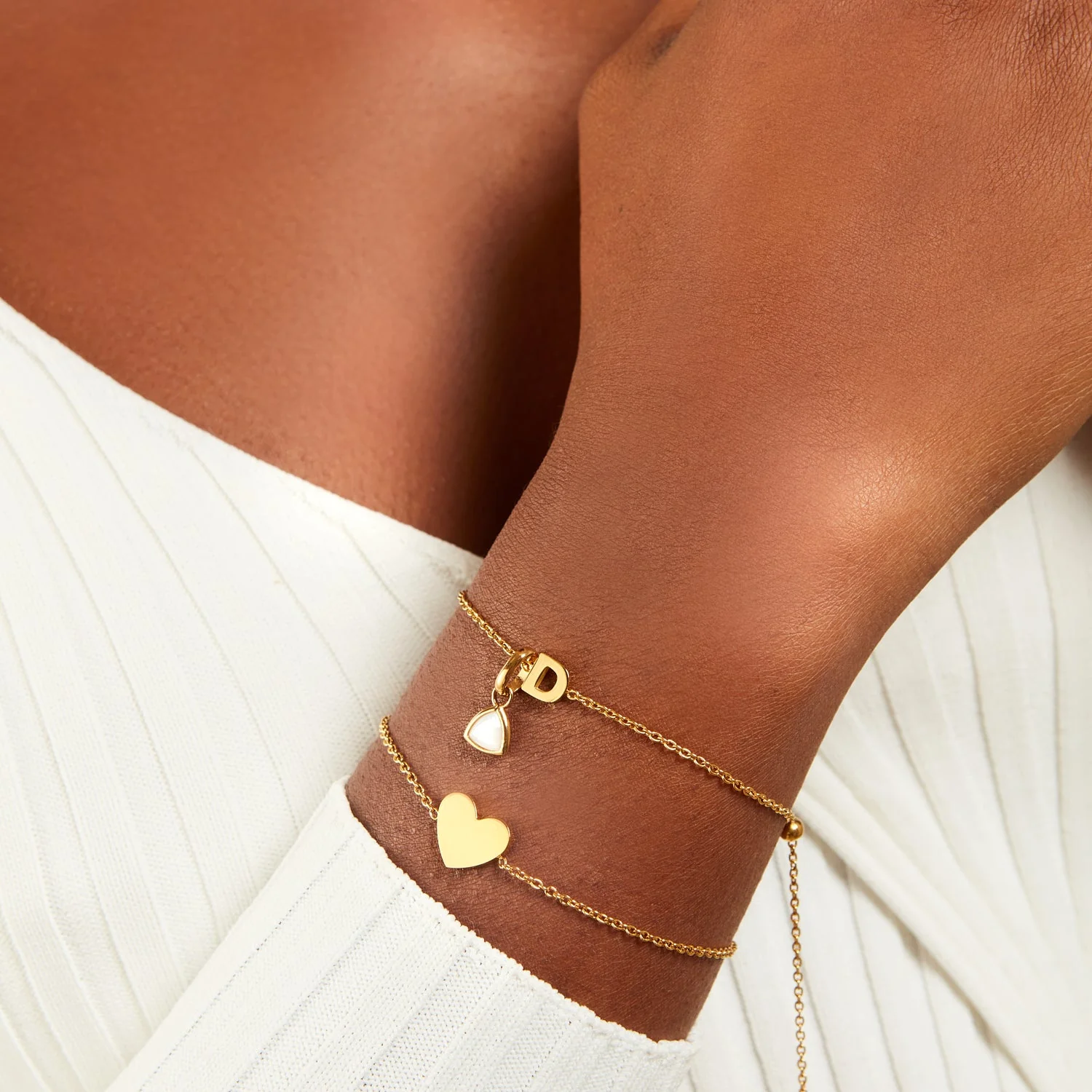 Initial Bracelet (Gold) - Image 5