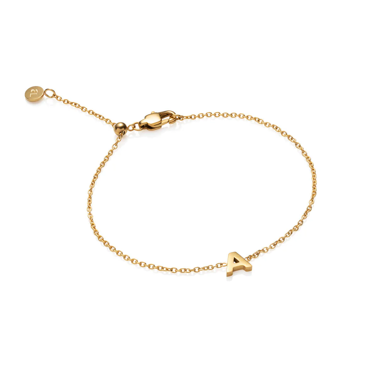 Initial Bracelet (Gold) - Image 9