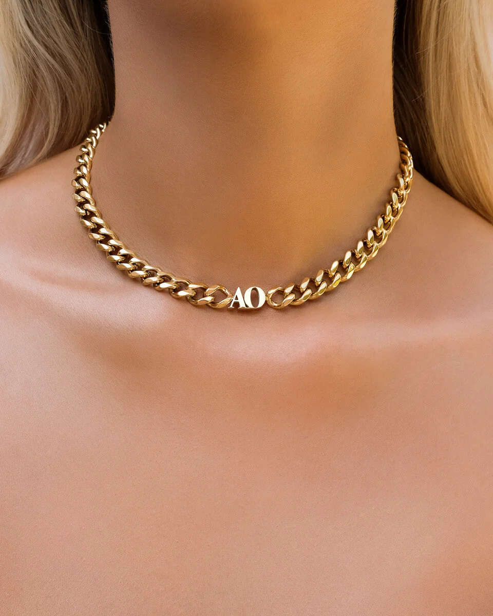 Initial Choker (Gold) - Image 11