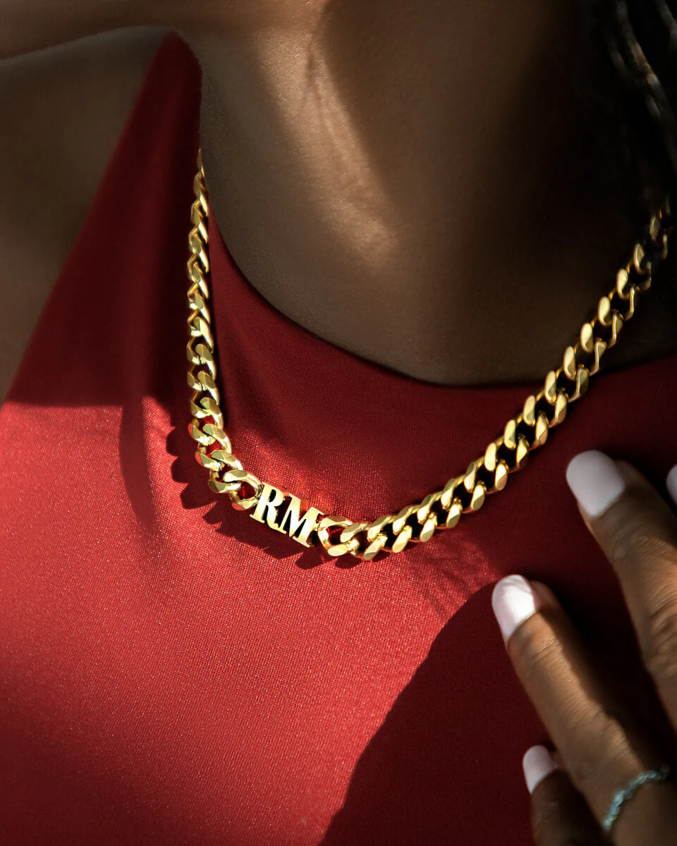 Initial Choker (Gold) - Image 5