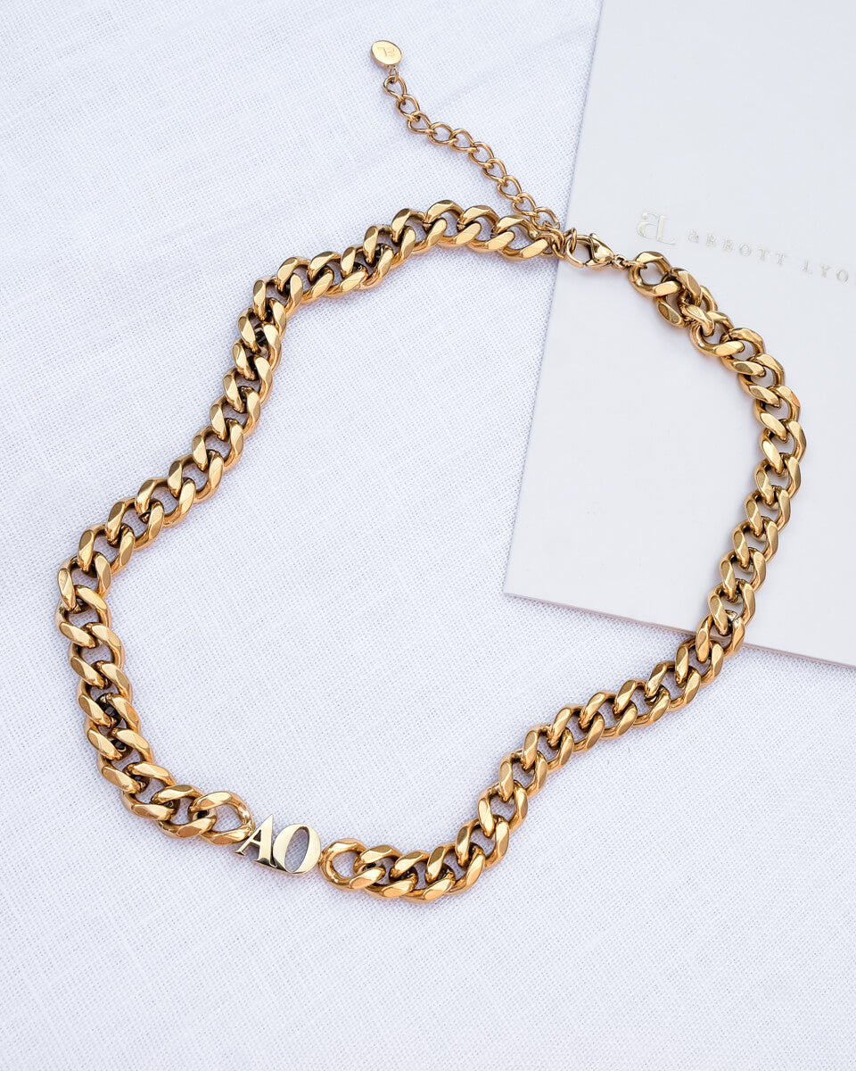 Initial Choker (Gold) - Image 6