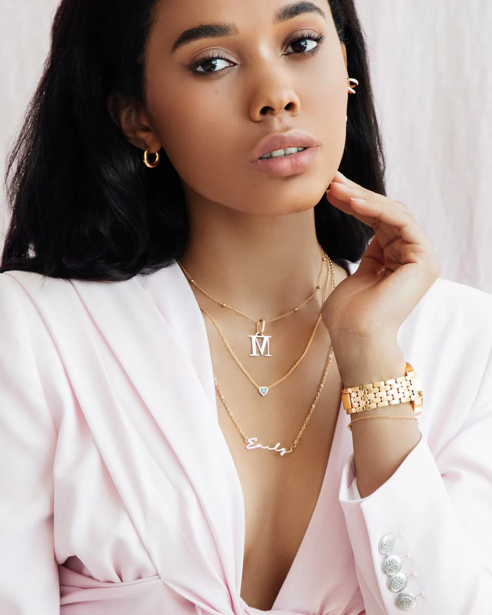 Letter Pendant (Gold) - Image 3