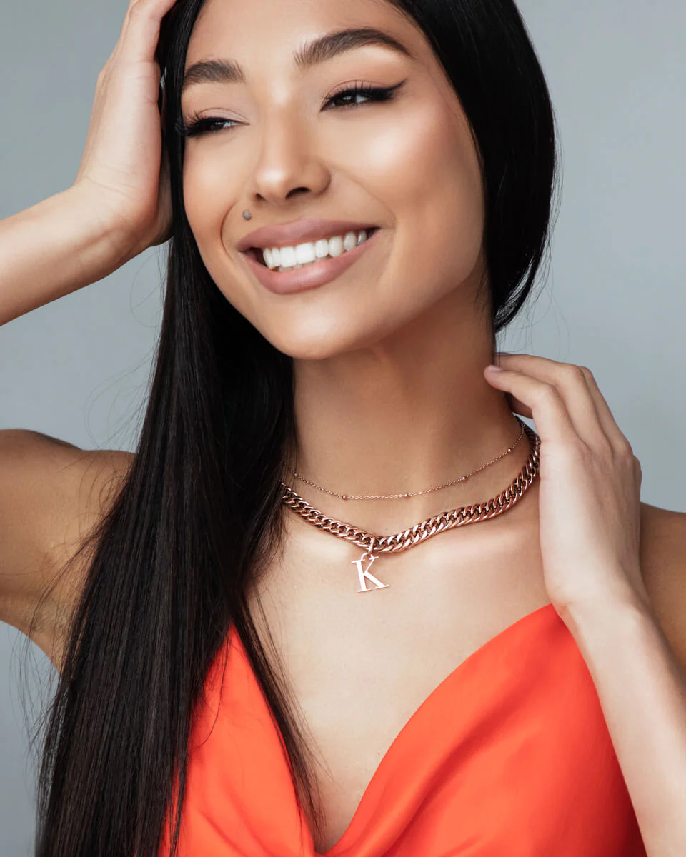 Letter Pendant (Rose Gold) - Image 4