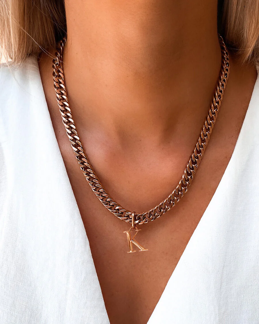 Letter Pendant (Rose Gold) - Image 6