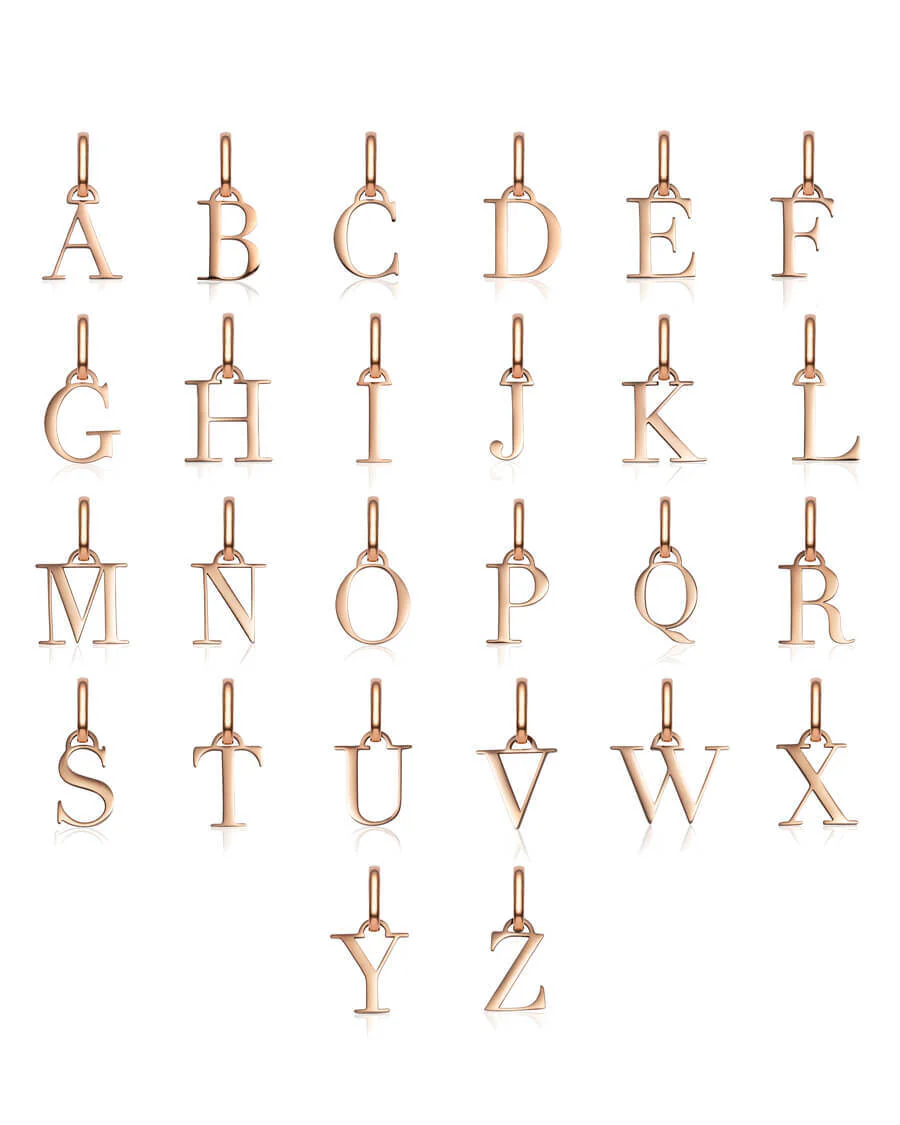Letter Pendant (Rose Gold) - Image 7