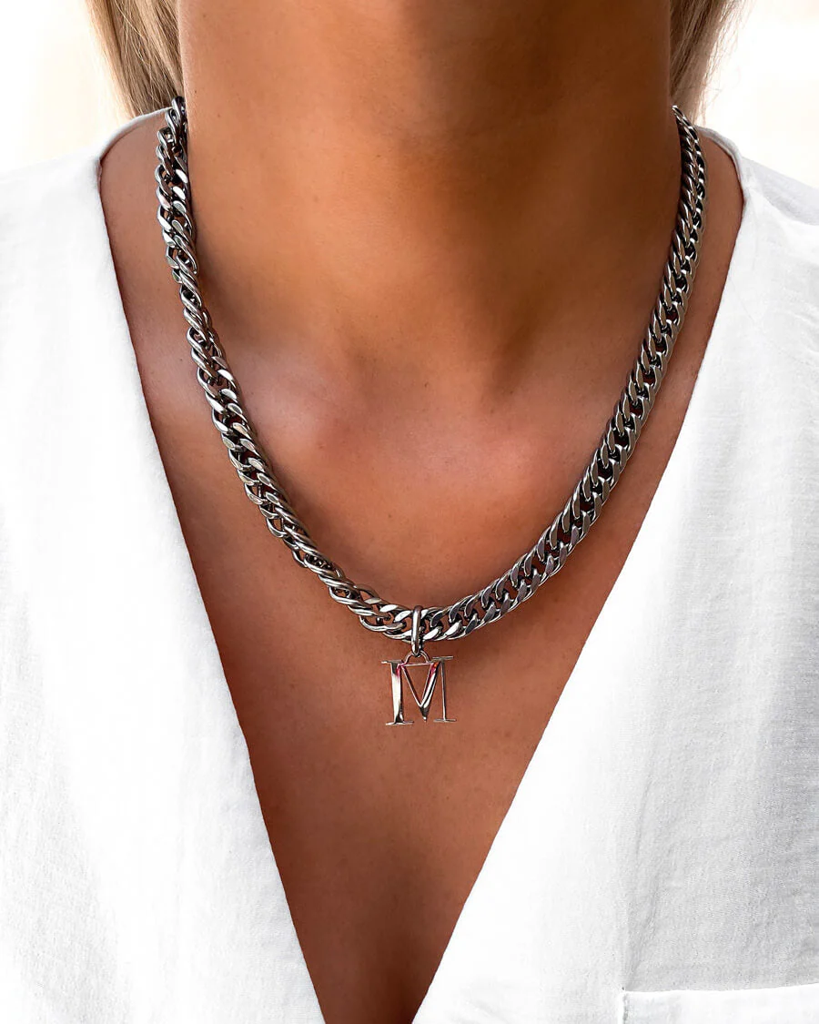 Letter Pendant (Silver) - Image 5