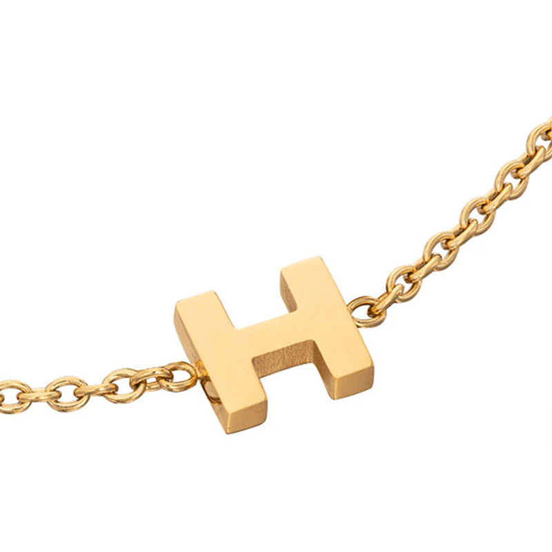Initial Bracelet (Gold) - Image 17