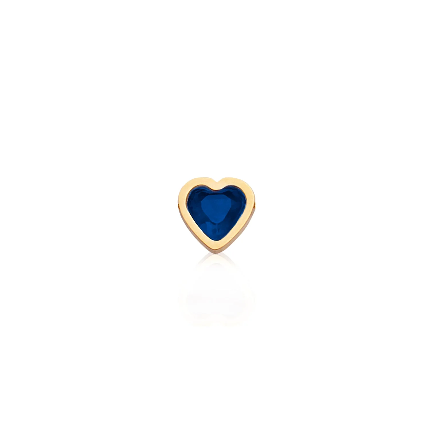 Mini Heart Birthstone Bracelet (Gold) - Image 15