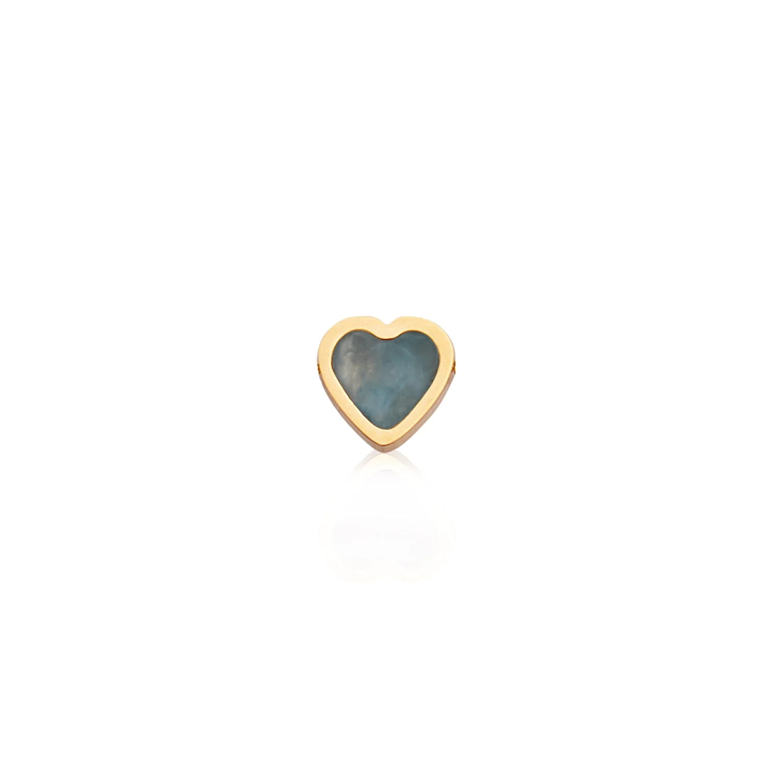 Mini Heart Birthstone Bracelet (Gold) - Image 18