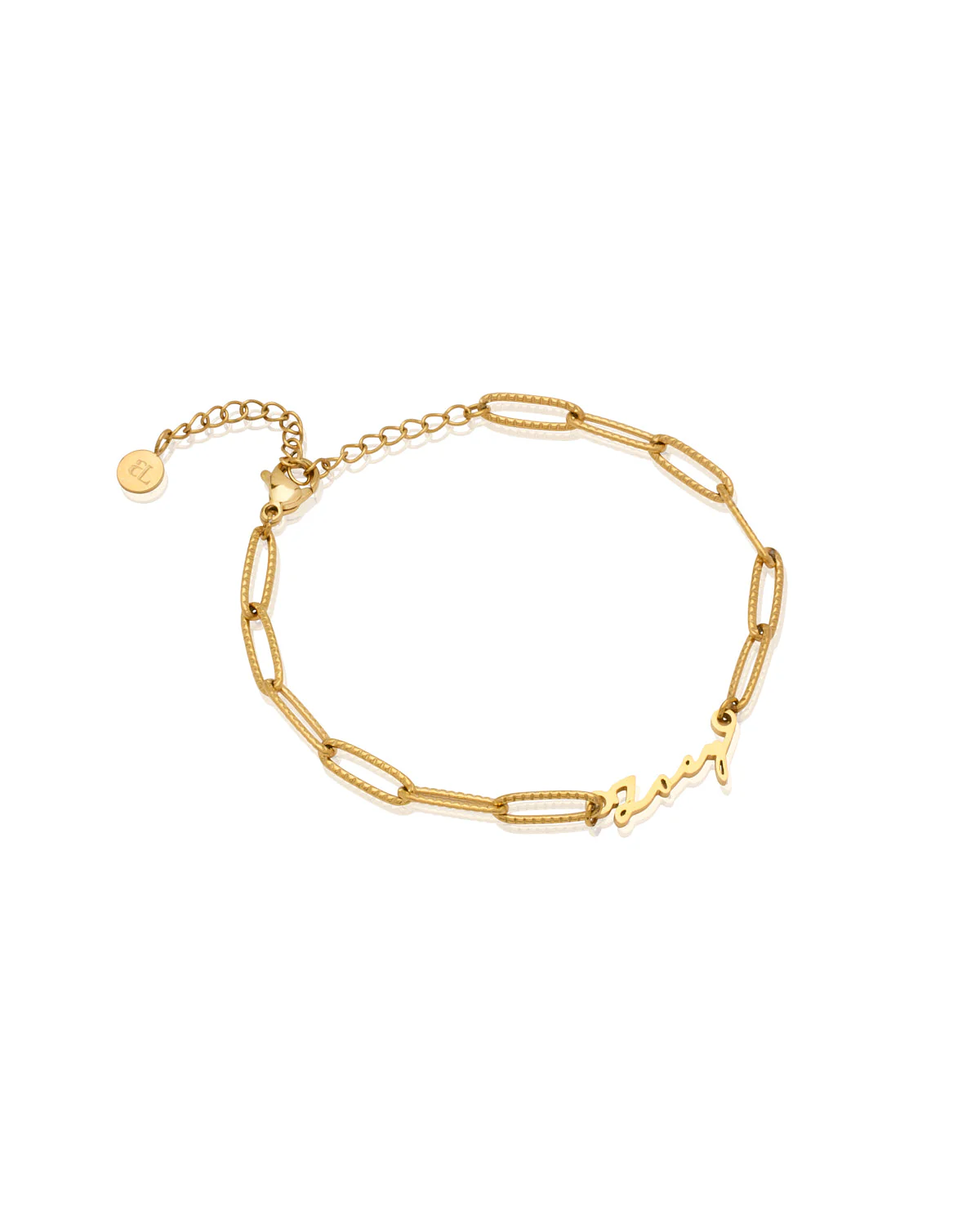 Mini Signature Name Bracelet (Gold) - Image 10