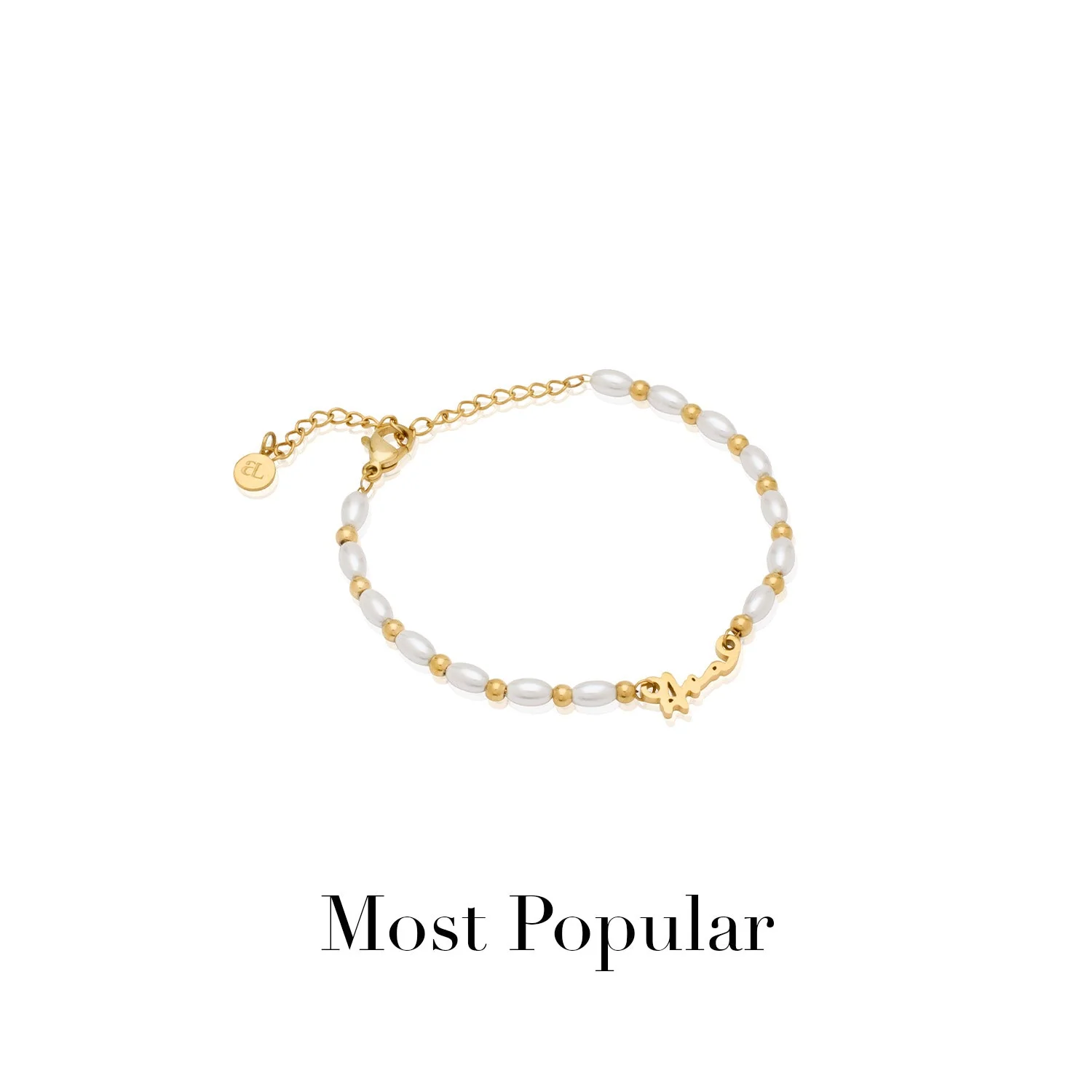 Mini Signature Name Bracelet (Gold) - Image 16