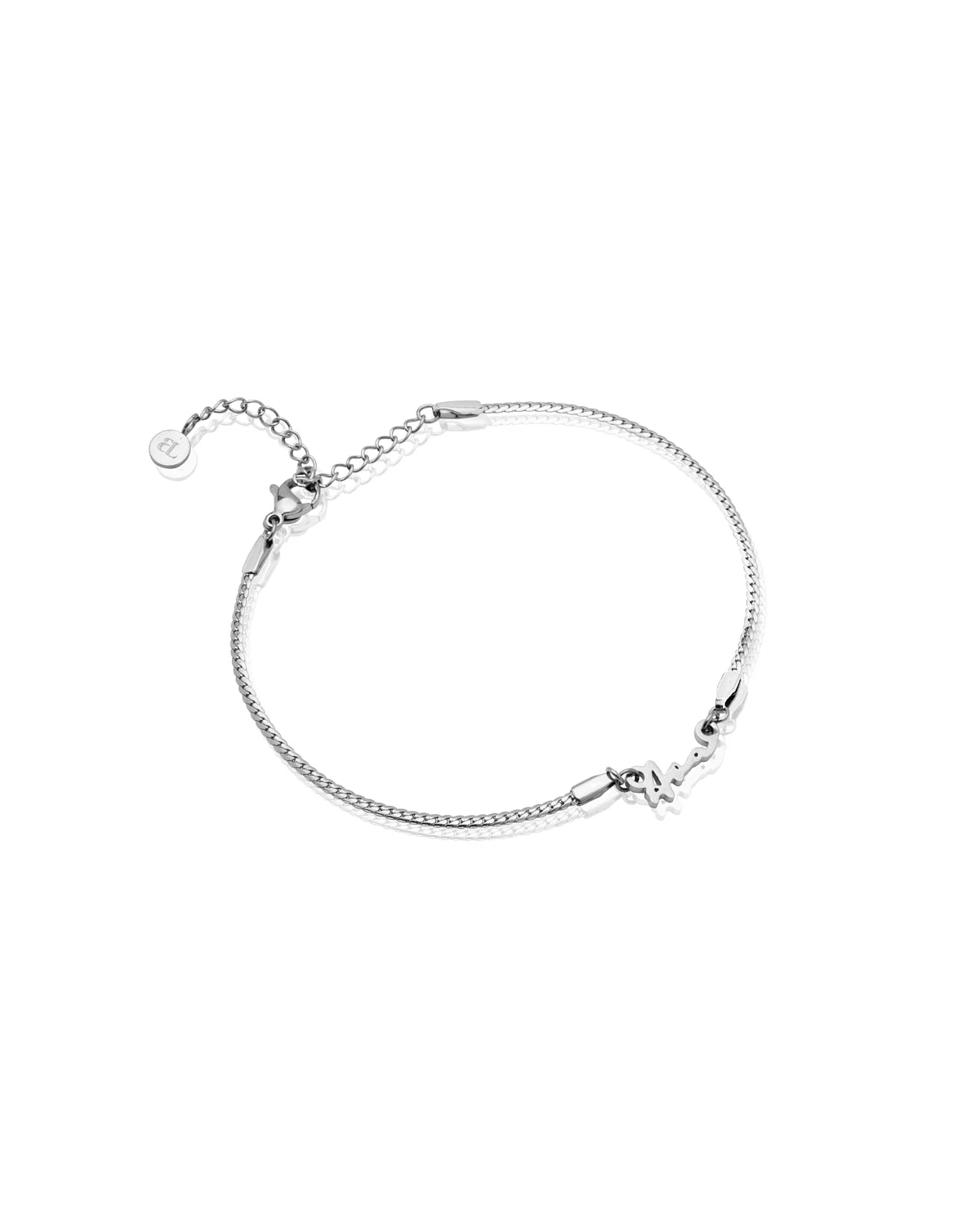 Mini Signature Name Bracelet (Silver) - Image 11