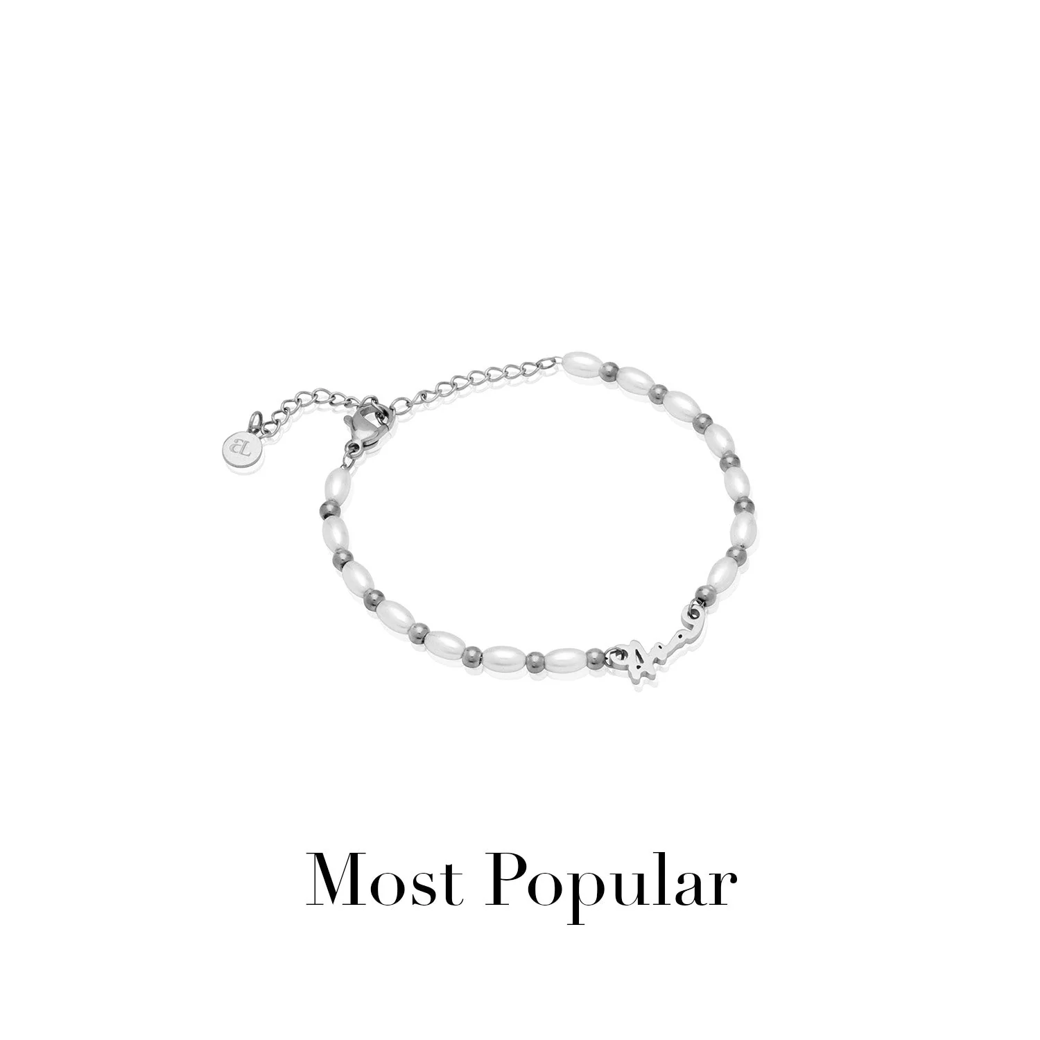Mini Signature Name Bracelet (Silver) - Image 14