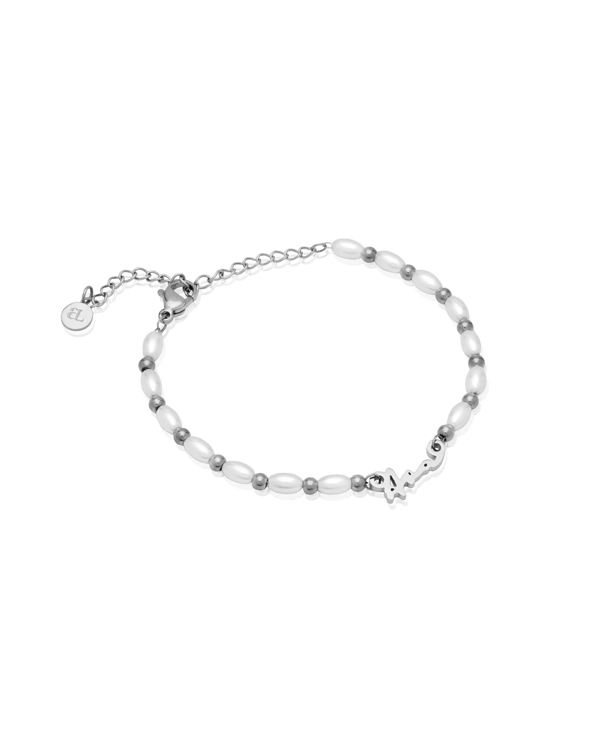 Mini Signature Name Bracelet (Silver) - Image 9