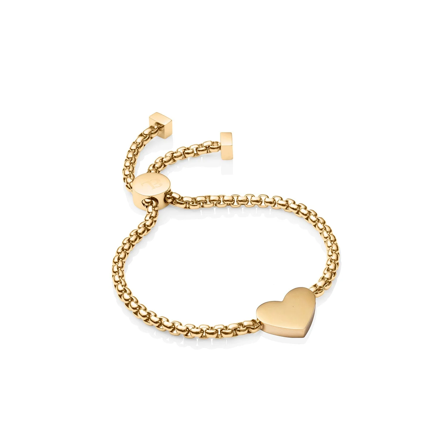 Initial Heart Bracelet (Gold) - Image 9
