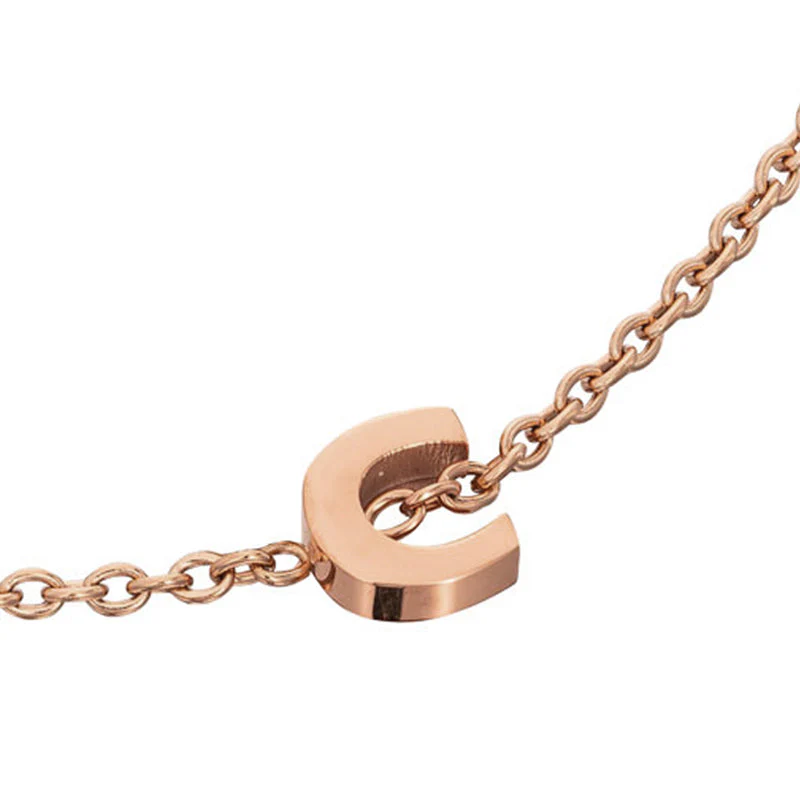 Initial Bracelet (Rose Gold) - Image 7