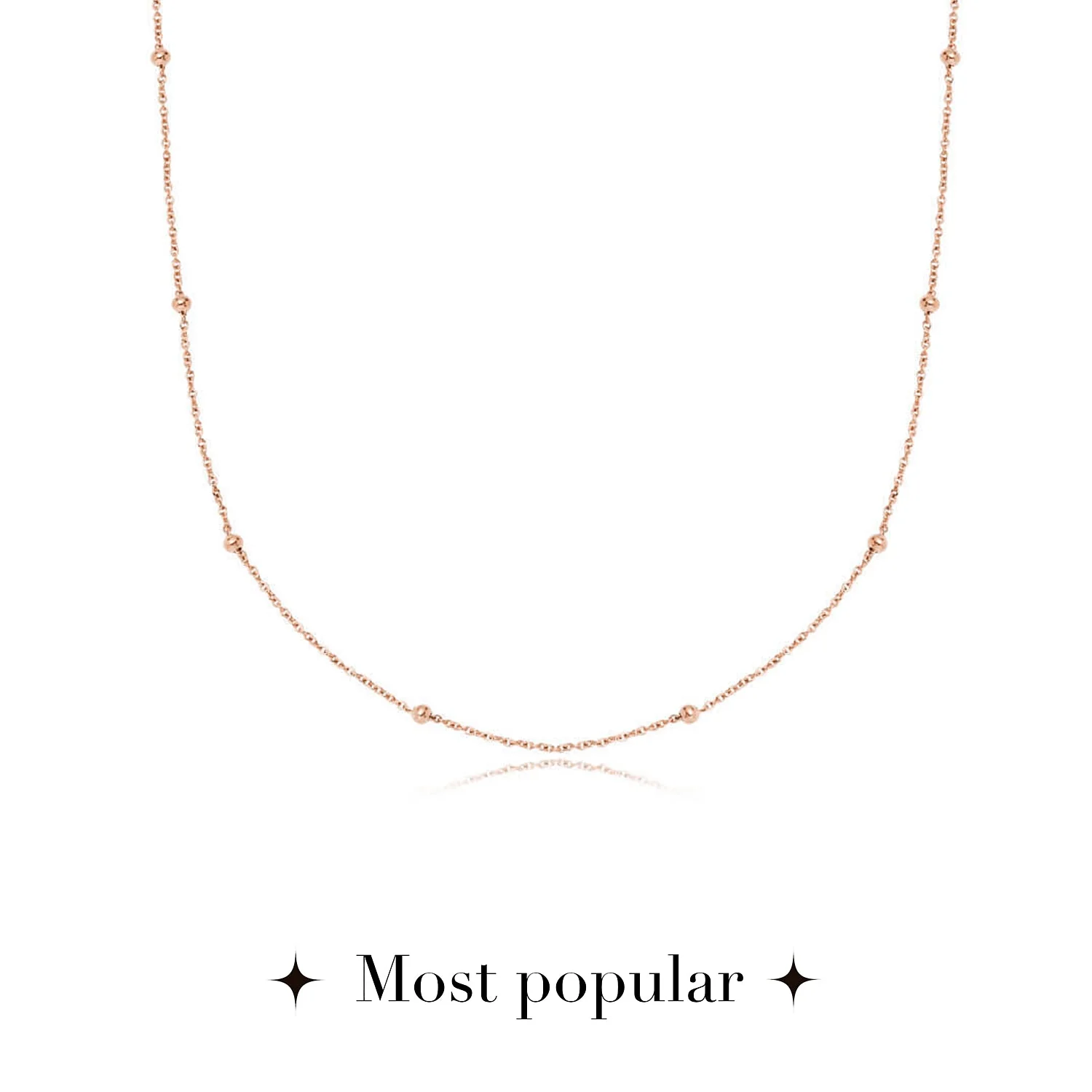 Initial Necklace (Rose Gold) - Image 10