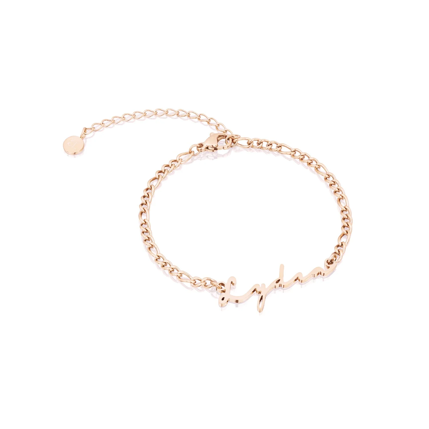 Signature Name Bracelet (Rose Gold) - Image 11