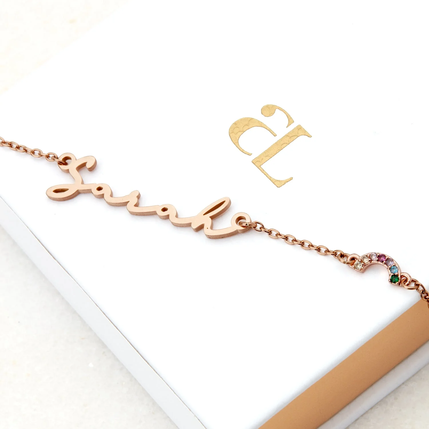Signature Name Bracelet (Rose Gold) - Image 4