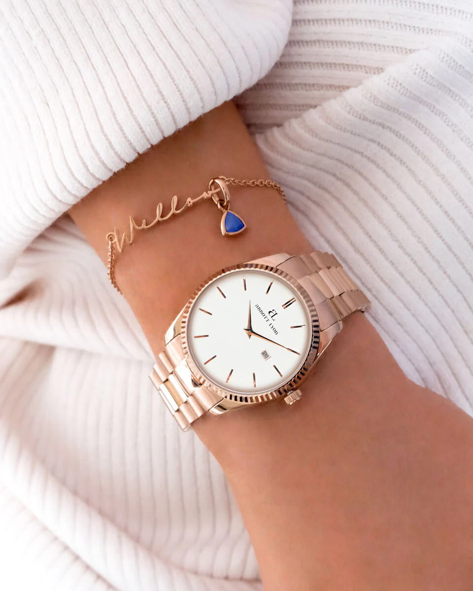 Signature Name Bracelet (Rose Gold) - Image 7