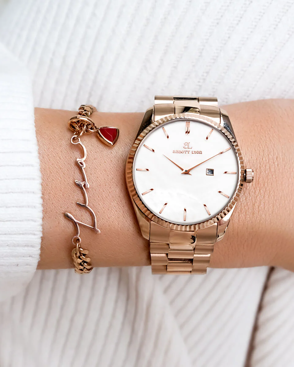 Signature Name Bracelet (Rose Gold) - Image 8