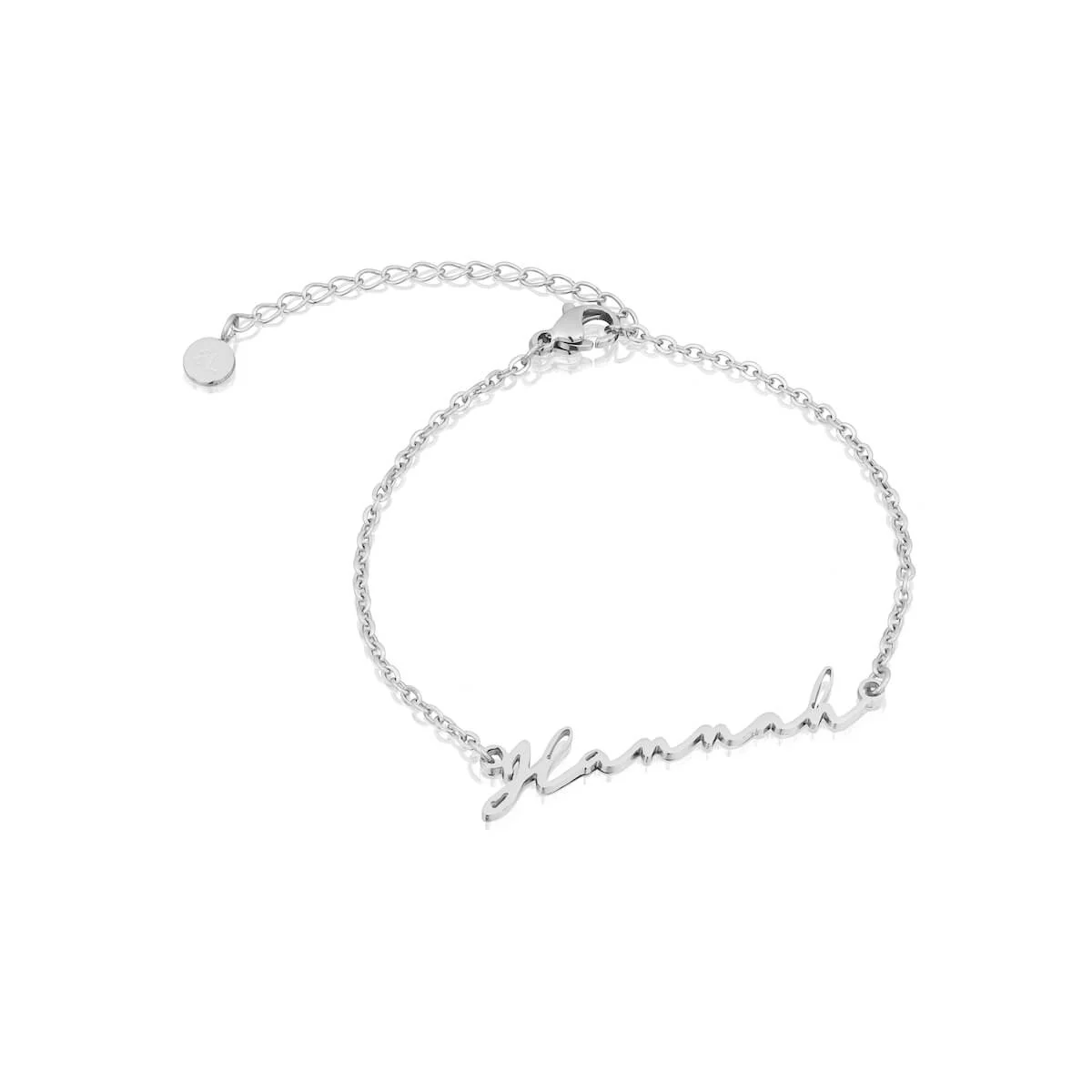Signature Name Bracelet (Silver) - Image 12