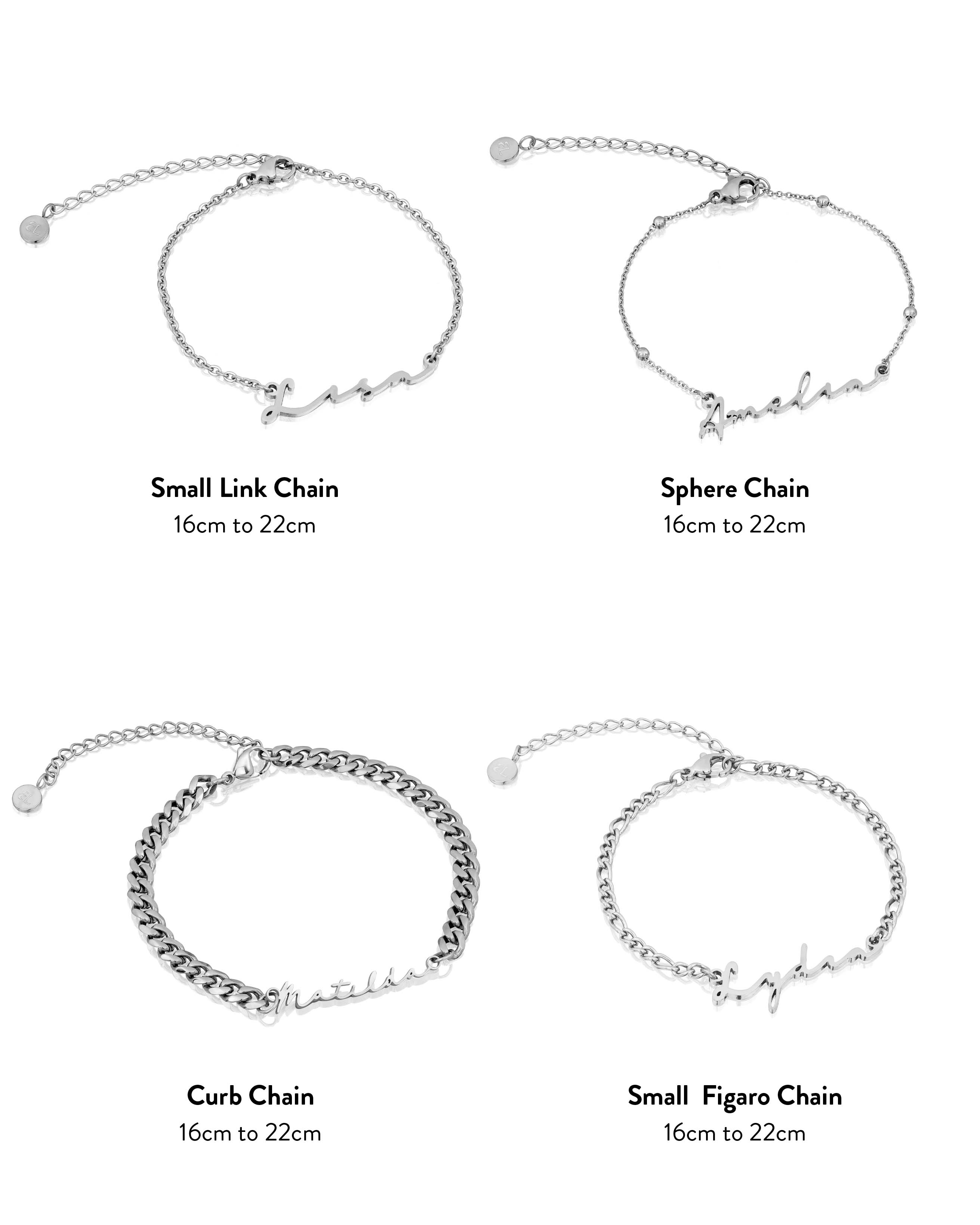 Signature Name Bracelet (Silver) - Image 6