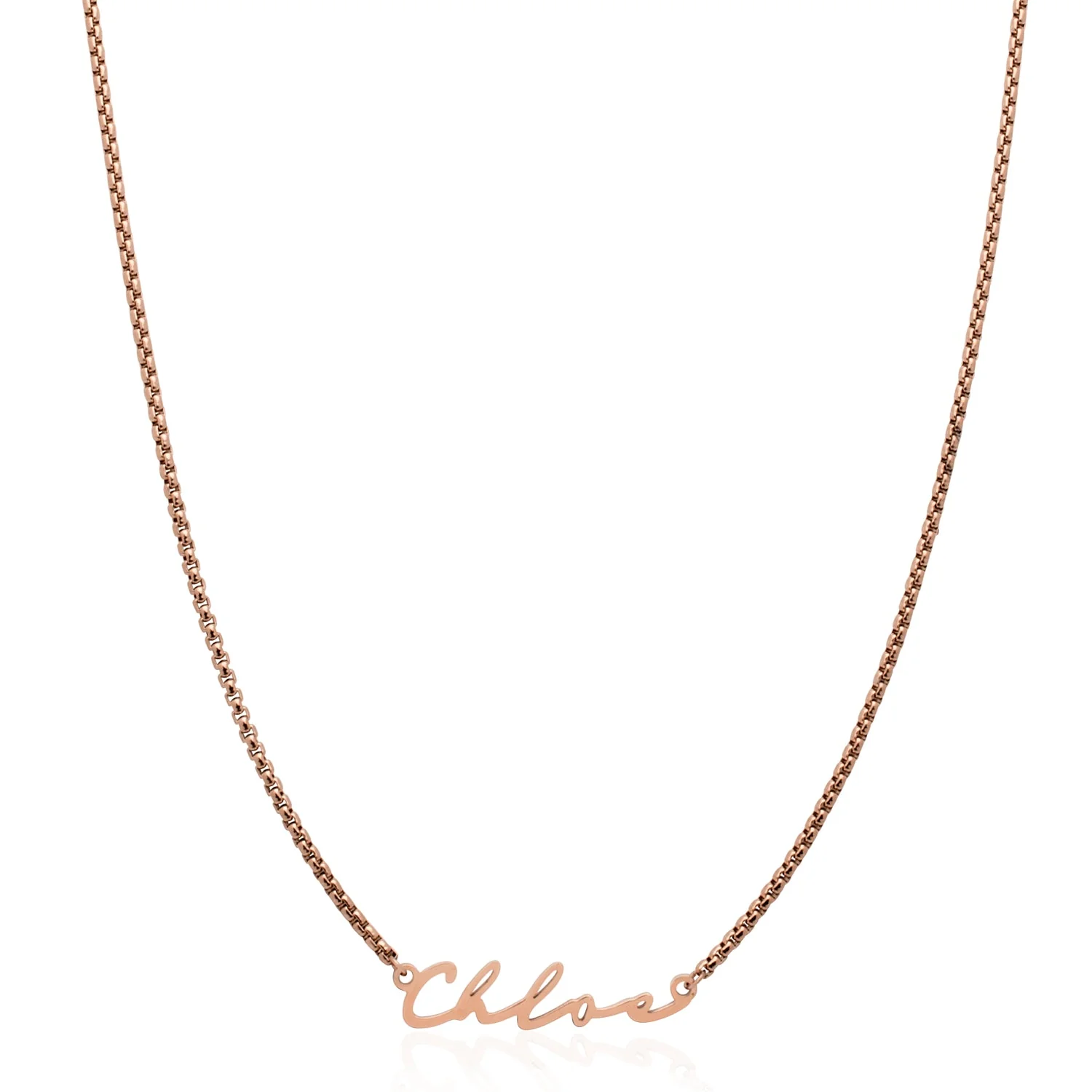 Signature Name Necklace (Rose Gold) - Image 14