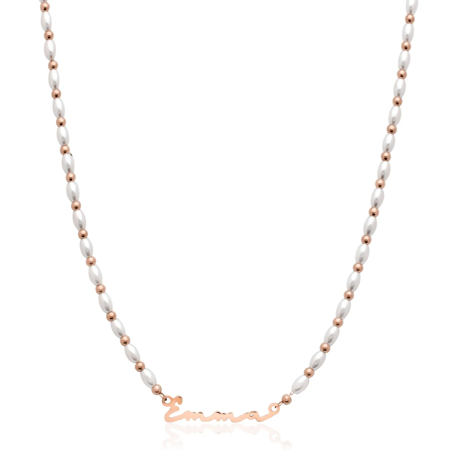 Signature Name Necklace (Rose Gold) - Image 15