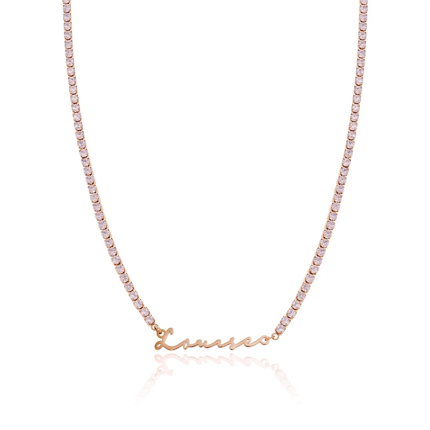 Signature Name Necklace (Rose Gold) - Image 18