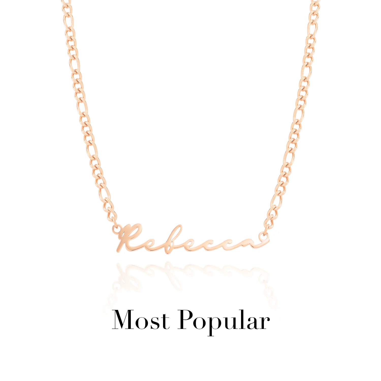 Signature Name Necklace (Rose Gold) - Image 24