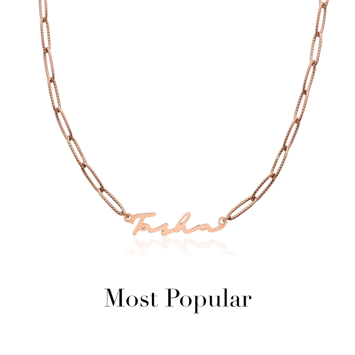 Signature Name Necklace (Rose Gold) - Image 28