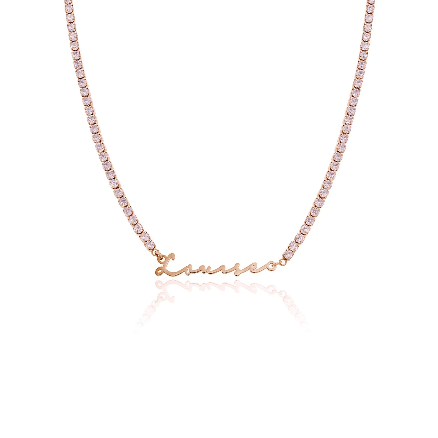 Signature Name Necklace (Rose Gold) - Image 37