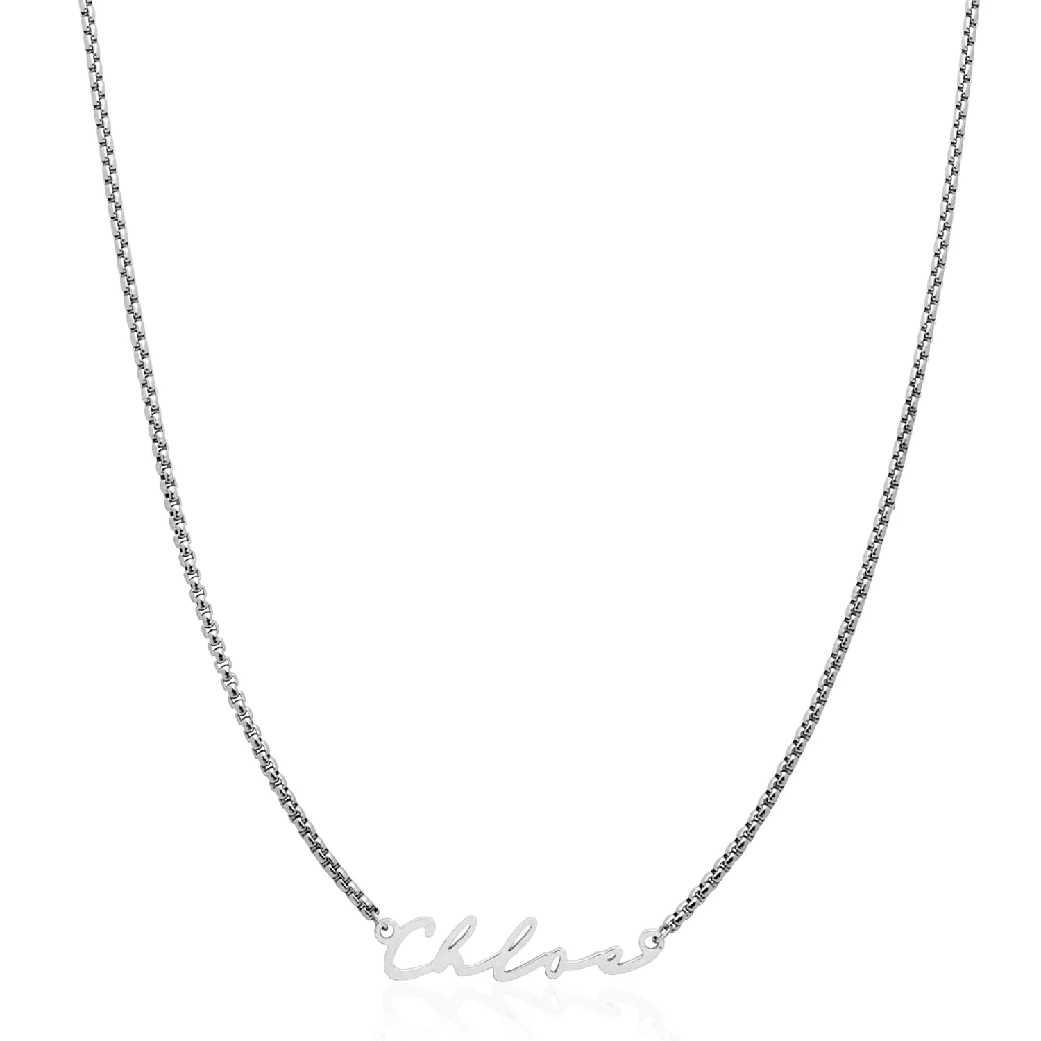 Signature Name Necklace (Silver) - Image 18