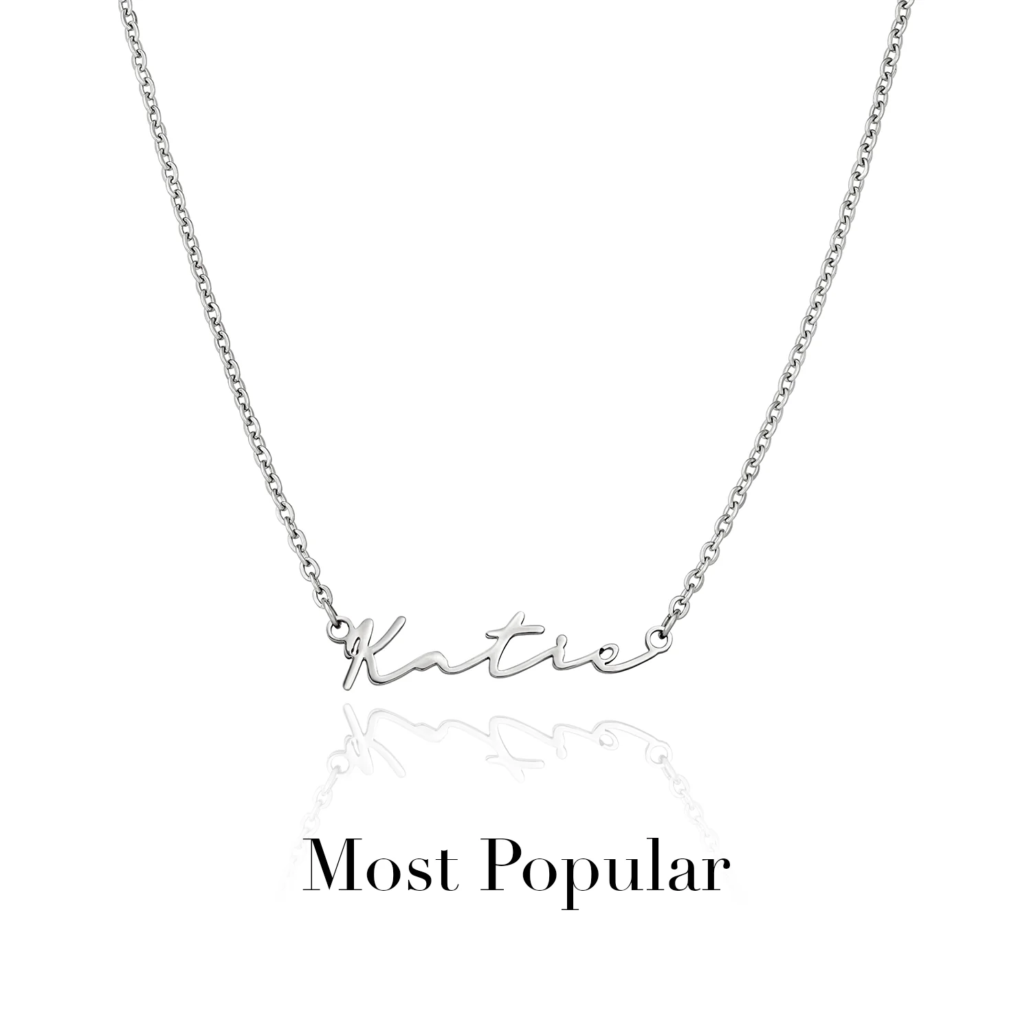 Signature Name Necklace (Silver) - Image 31